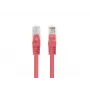 Cable patch Lanberg Cat.6 UTP 1,5 m rojo Fluke Passed, pack de 10