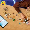 LEGO Set Horizon Adventures 77037 – Aloy y Varl vs. Shell-Walker y Sawtooth, 768 piezas, 2 minifiguras