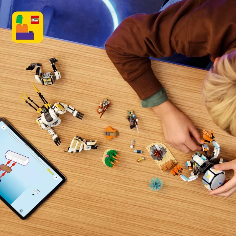 LEGO Set Horizon Adventures 77037 – Aloy y Varl vs. Shell-Walker y Sawtooth, 768 piezas, 2 minifiguras