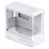 Caja torre midi mATX Jonsbo D200 blanca con cristal templado y mini indicador de temperatura