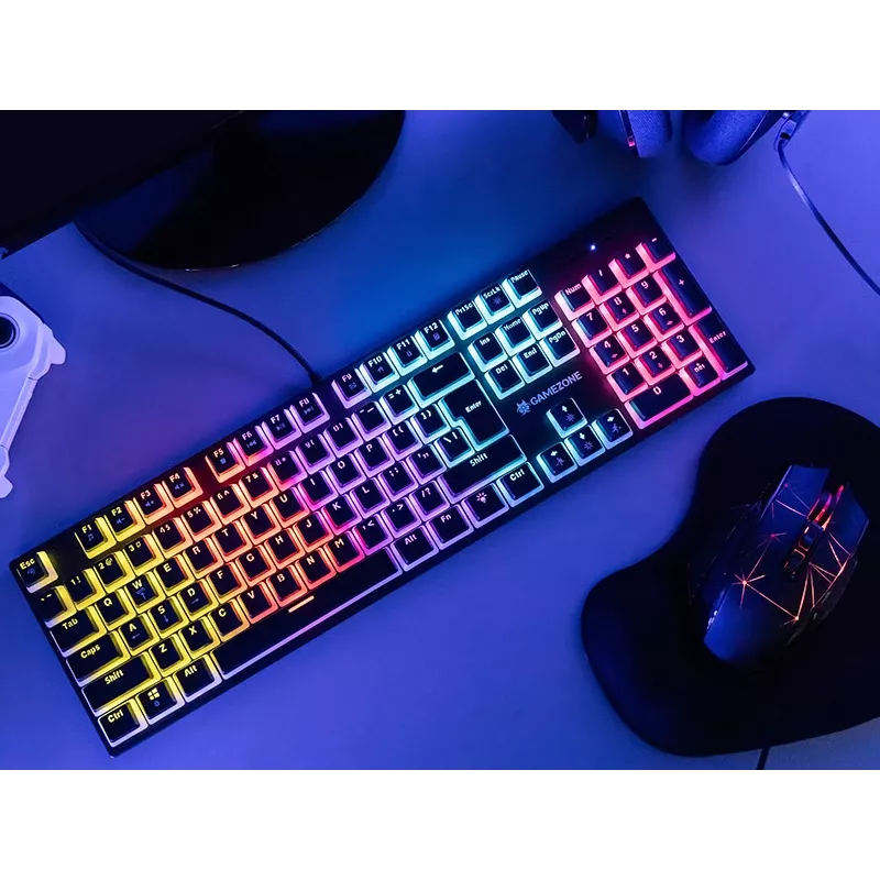 Teclado mecánico USB Tracer GAMEZONE UNIQUE (PUDDING)