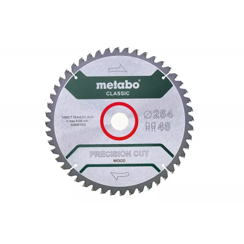 Disco de sierra circular Metabo 628061000 25,4 cm