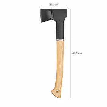 Hacha de partir Norden N12 de Fiskars, mango de nogal americano