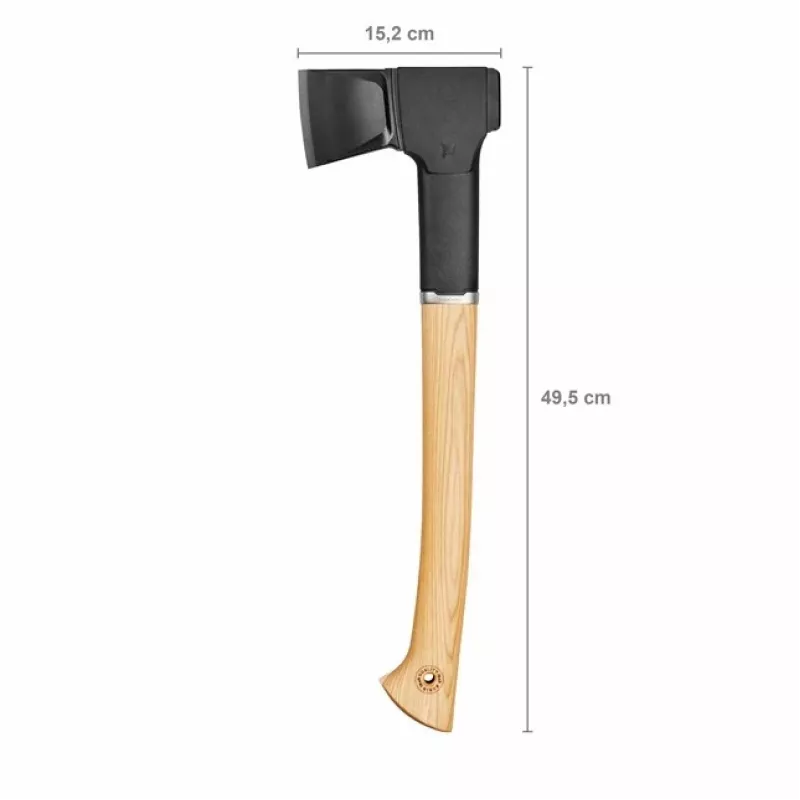 Fiskars Norden N12 hacha de partir, mango de hickory