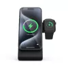 Cargador de interior Crong CRG-MSPS-BLK Smartwatch Negro Lightning USB Inalámbrico