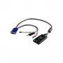 Cable adaptador KVM ATEN USB - VGA a Cat5e/6 (módulo CPU), con soporte de audio y Virtual Media