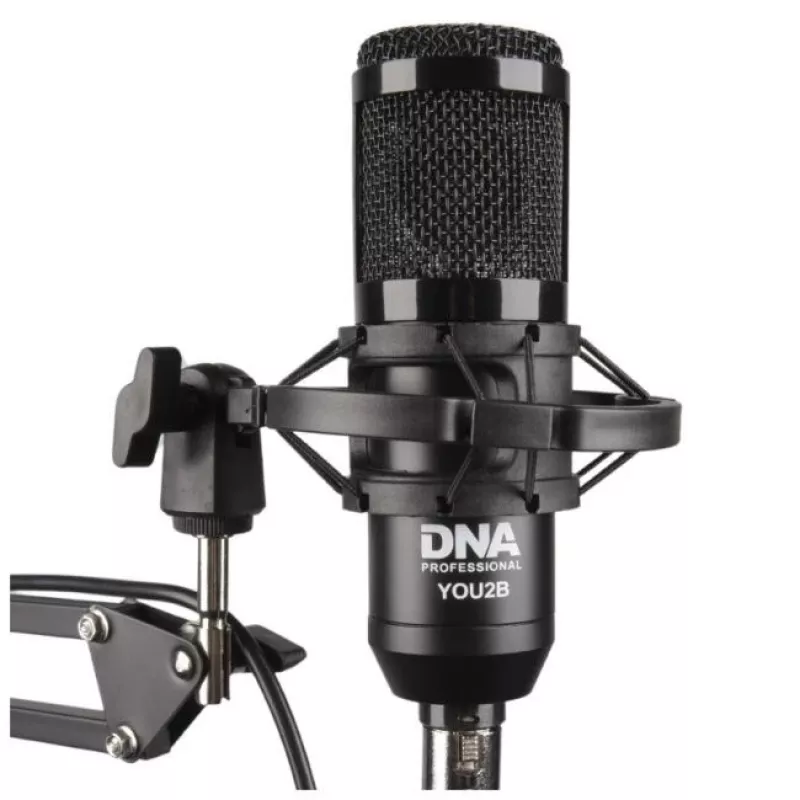 Kit de micrófono Bitmat DNA YOU2B — micrófono, interfaz de audio, soporte y cable