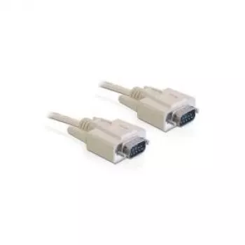 Cable serie DeLOCK RS-232 10m Beige DB-9 82983