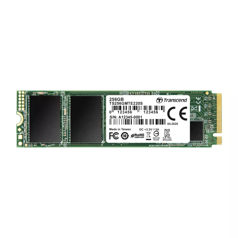 Unidad SSD Transcend 220S 256 GB M.2 PCIe