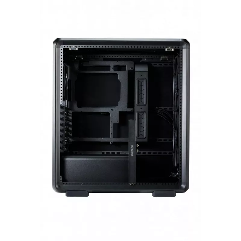 PC torre Midi Cooler Master MasterFrame 500 Mesh — negra con lateral transparente, compatible con ATX/EATX, 2x200 mm frontal, 1x120 mm trasero