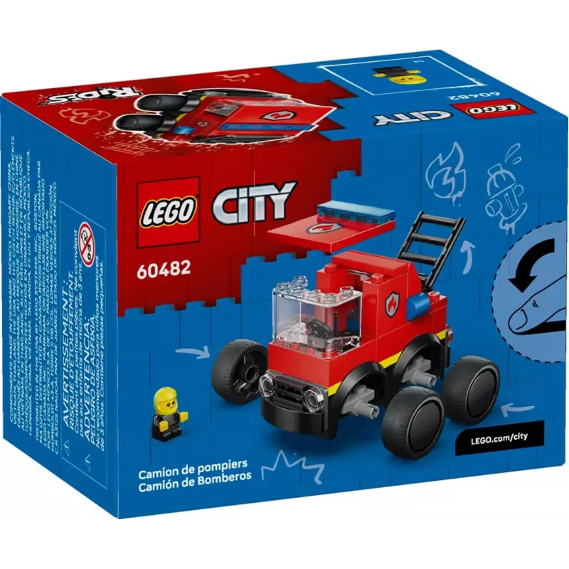 LEGO CITY 60482 Rides - Camión de bomberos