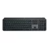 Logitech MX Keys S 920-011589 teclado inalámbrico de tamaño completo, Bluetooth LE / Logi Bolt, retroiluminado, recargable por USB-C, QWERTY US International, con reposamuñecas, grafito