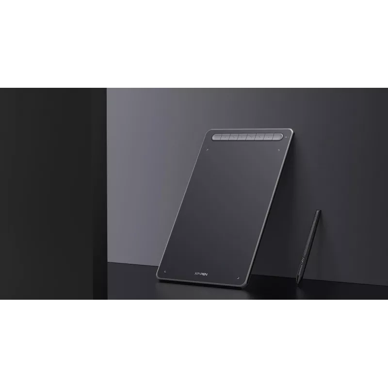 Tableta gráfica XP-Pen Deco LW con área activa de 254 x 152,4 mm, resolución 5080 lpi, con cable e inalámbrica, batería integrada