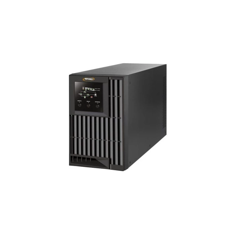 Infosec E4 Value 1000 sistema de alimentación ininterrumpida (SAI) doble conversión (online) 1 kVA 3 salidas AC