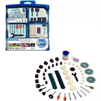 Set de accesorios multifunción Dremel 100 piezas