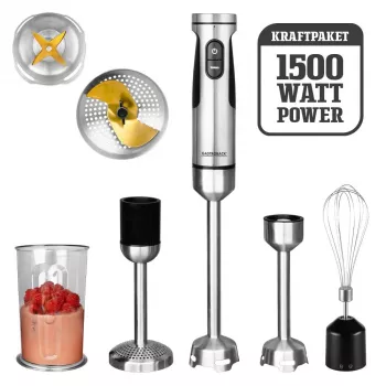 Batidora de mano Gastroback Powermix Professional 1500 W acero inoxidable