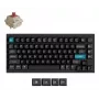 Teclado mecánico Keychron Q1 Ultra 8K — formato 75%, USB + RF inalámbrico + Bluetooth, RGB, negro