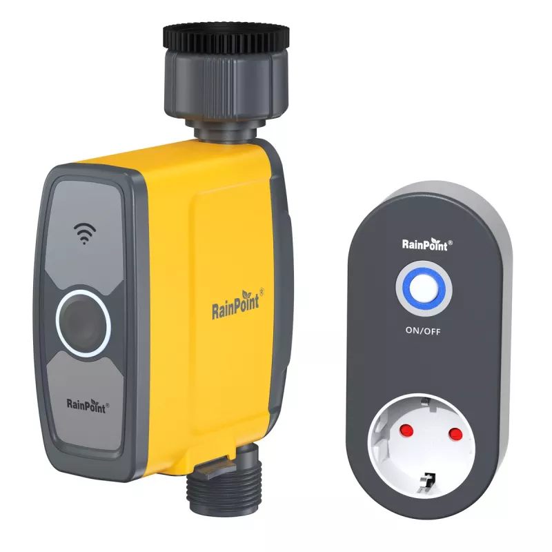 Control de riego RainPoint TTV103FRF controlado por app 1 zona (MPN TTV103FRF + TWG004WR)