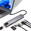HUB USB MEDIA-TECH 8 EN 1 GIGA LAN HUB MT5046