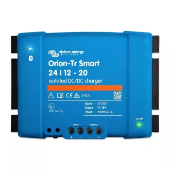 Cargador DC-DC Victron Energy Orion-Tr Smart 24/12-20A con aislamiento galvánico