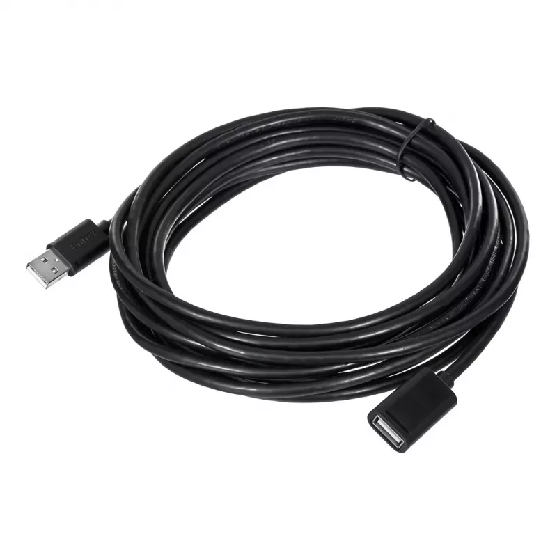 Cable de extensión USB Unitek Y‑C418GBK 5 m USB A a USB A USB 2.0, negro