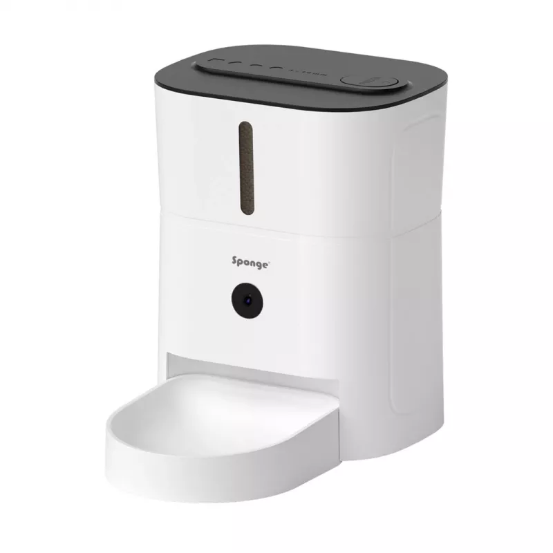 Comedero inteligente para mascotas con cámara Sponge SPONGE Pet Feeder Smart Camera