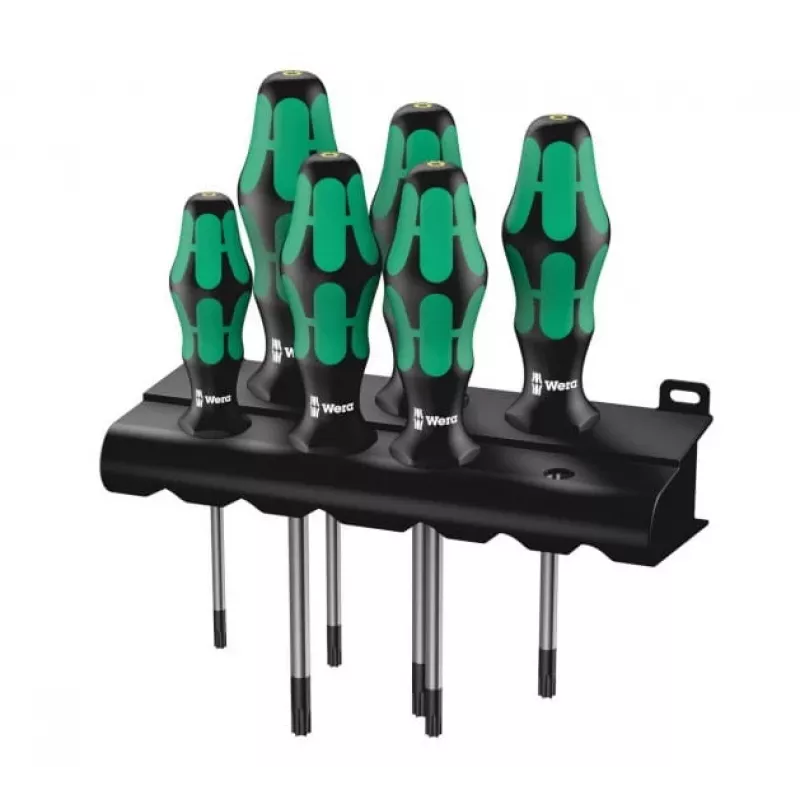 Wera 367/6 TORX BO - Juego de destornilladores - 6 piezas - aislados (05138250001)