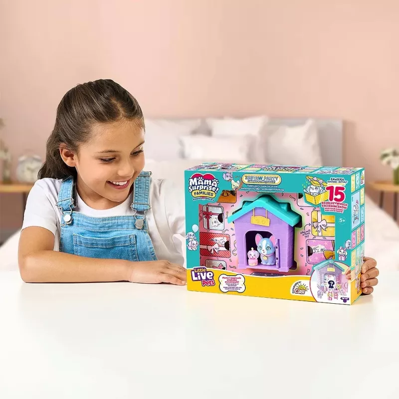 Set de figuras Little Live Pets - Families Moms House Party