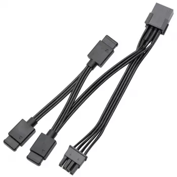 EK Water Blocks EK-Loop OmniLink D-RGB cable divisor de señal de 3 vías, 10 cm, negro