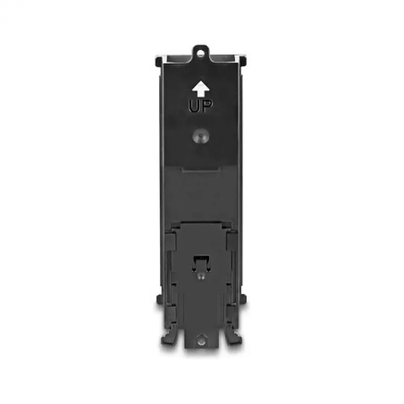 DeLOCK 67039 Soporte Keystone de 8 puertos, inclinable, para carril DIN o montaje en pared