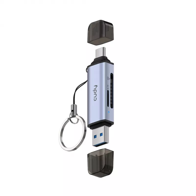 Lector de tarjetas 2 en 1 USB 3.0 CUDY UH200
