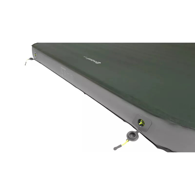 Colchón hinchable doble Outwell 400146 — 1350×2030×100 mm, poliéster, verde/gris