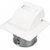 Toma de pared empotrable de fibra óptica FTTH Digitus DN-93201 adaptador SC/LC 86x30x86mm