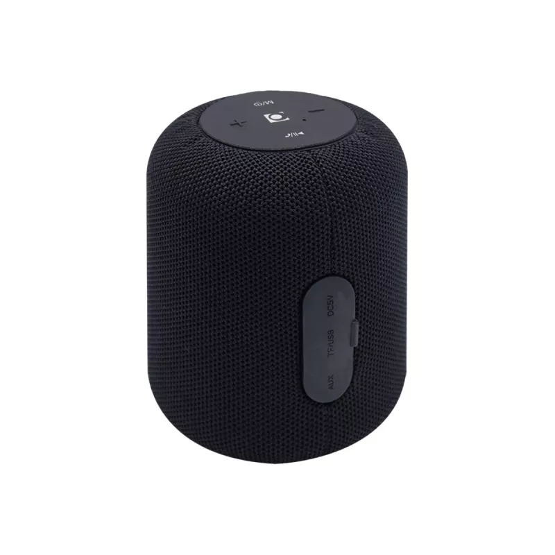 Altavoz portátil mono Gembird SPK-BT-15-BK — 5 W RMS, Bluetooth, MicroSD, 1200 mAh, Negro
