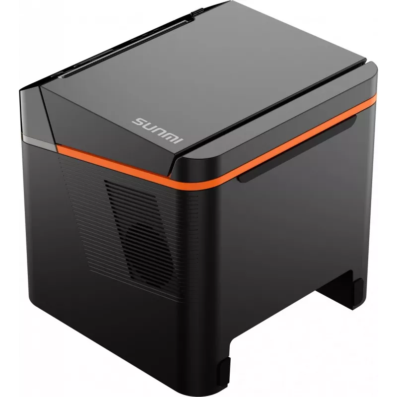 SUNMI C04020020 impresora de tickets 80 mm Kitchen Cloud Printer, térmica, con cortador, USB-C, Bluetooth, Ethernet, Wi-Fi, negra