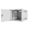 Lanberg WF10-2304-10S armario rack mural de 10" 4U, 280×310 mm, puerta de cristal, 20 kg, gris (RAL 7035)