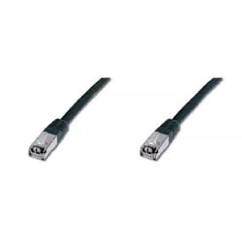 Cable de red Digitus CAT 5e SF/UTP cable de parcheo negro 5m