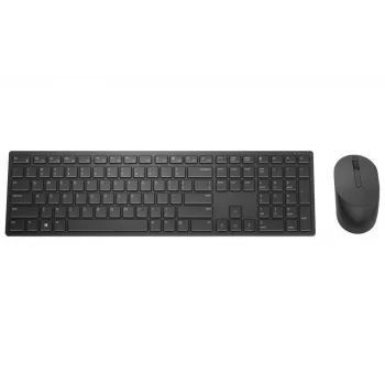 Conjunto inalámbrico de teclado y ratón Dell KM5221W negro con pilas incluidas