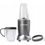 Batidora de vaso NUTRIBULLET NB606B 600W, jarra de Tritan 0,7L, 6 cuchillas, 1 velocidad, vaso de 500ml, gris