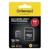 Tarjeta de memoria Intenso 64 GB MicroSDXC UHS-I Class 10 3433490