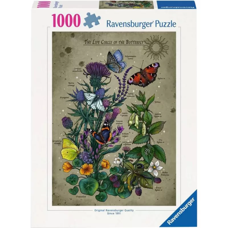 Puzle Ravensburger Circle of Life Butterfly 1000 piezas