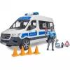 Mercedes-Benz Polizei Sprinter set con figura y módulo de luz/sonido