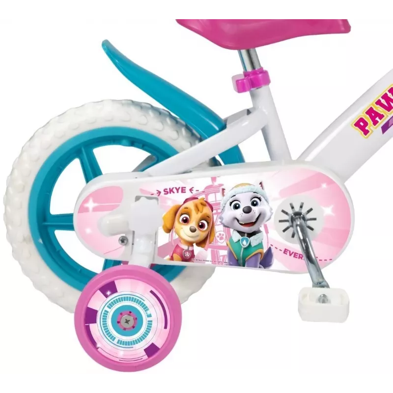 Bicicleta infantil TOIMSA 12 inch Paw Patrol blanca 1281 niña