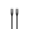 Cable USB-C Unitek C14100ABK01-2M – 2 m, 100 W Power Delivery, 40 Gbit/s datos