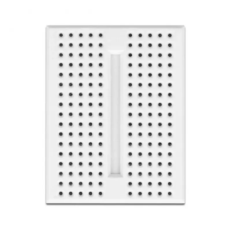 Breadboard DELOCK 18316 — placa de prototipado sin soldadura, plástico, 36×46×10 mm, blanco