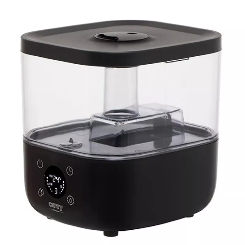 Camry | CR 7973b | humidificador | 23 W | capacidad del depósito de agua 5 L | apto para habitaciones de hasta 35 m² | ultrasónico | potencia de humidificación 100-260 ml/h | Negro
