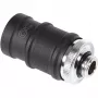 Racor de conexión rápida Alphacool ES BLH1A Push-in hembra AG cromo negro mate