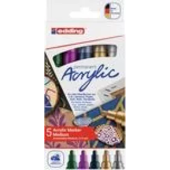 Rotulador acrílico Edding 5100 2,0–3,0 mm colores surtidos
