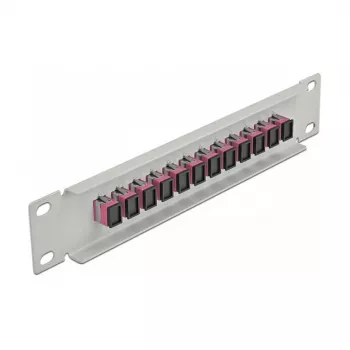Panel de parcheo de fibra óptica DeLOCK 10