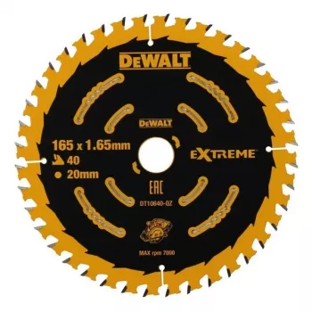 Disco de sierra circular DeWALT DT10640-QZ 16,5 cm